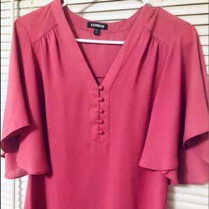 Pink blouse from Express, nwot